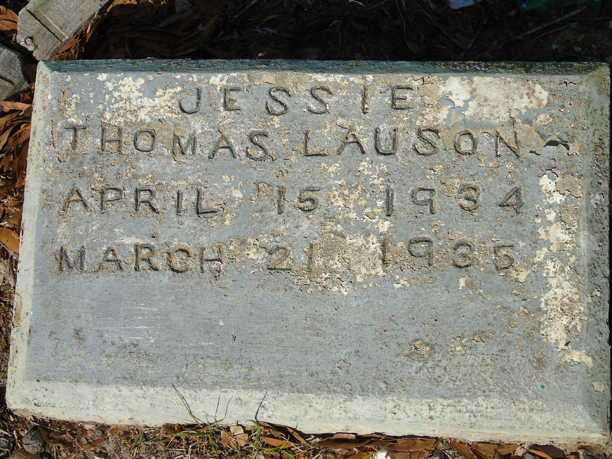 Headstone for Lauson, Jessie Thomas